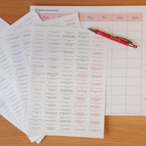 Desk Jotter & A Level Revision Planning Stickers
