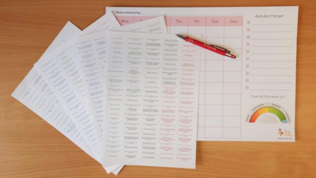Desk Jotter & A Level Revision Planning Stickers