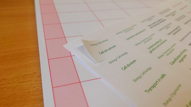 Desk Jotter & A Level Revision Planning Stickers - Image 3