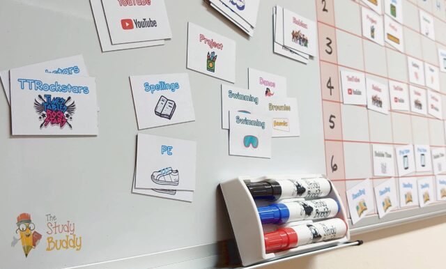 Primary Home School Planner with Full Buddy Board