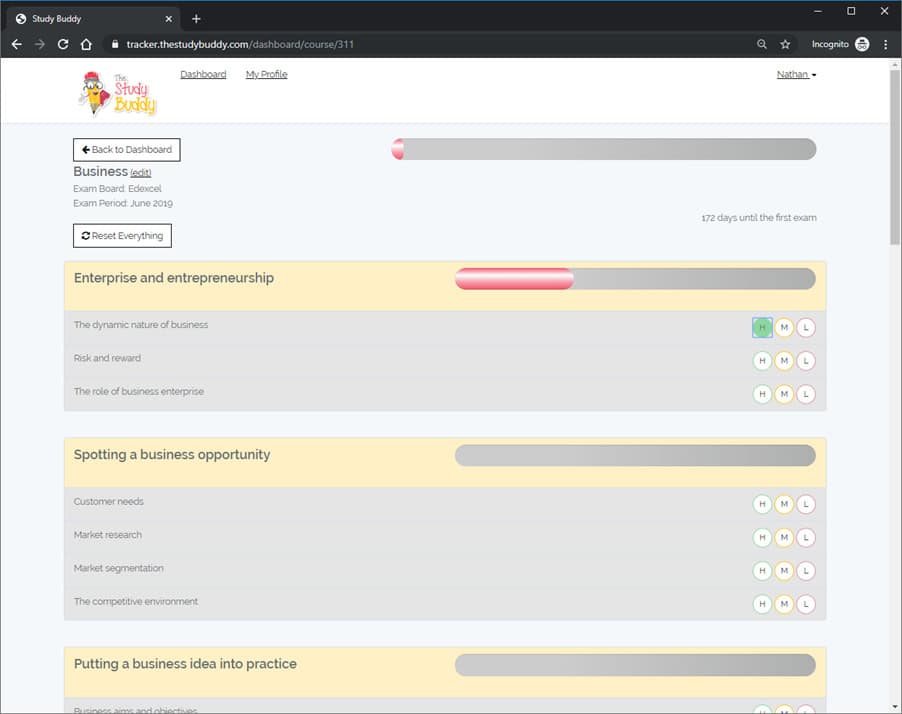 Learn how The Study Buddy enhances exam preparation, offering customisable studies and progress tracking to help students excel in their coursework and improve their academic performance.